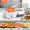 VEVOR 6-Pan Commercial Food Warmer, 6 x 8QT Electric Steam Table, 1200W Professional Countertop Stainless Steel Buffet Bain Marie with 86-185¬∞F Temp