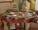 Tournament - 5 Piece Dining Or Game Table Set - Brown