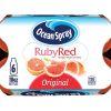 Ocean Spray Ruby Red Grapefruit Juice Drink, 10 fl oz, 6 Count