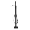 VEVOR Freestanding Bathtub Faucet, Floor Mount, Freestanding Tub Filler, Shower Mixer Taps, Two Water Modes, 360¬∞ Swivel Spout, for Bathing & Showeri